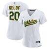 Zack Gelof Athletics Nike Women's Home Replica Player Jersey - White - Front View
