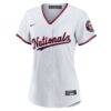 CJ Abrams Washington Nationals Nike Women's Home Replica Player Jersey - White - Alt1
