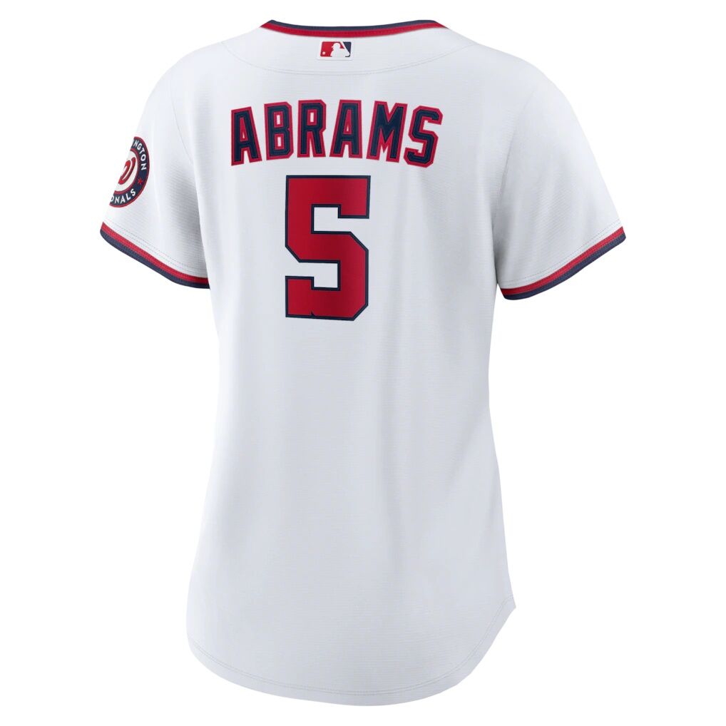 CJ Abrams Washington Nationals Nike Women’s Home Replica Player Jersey