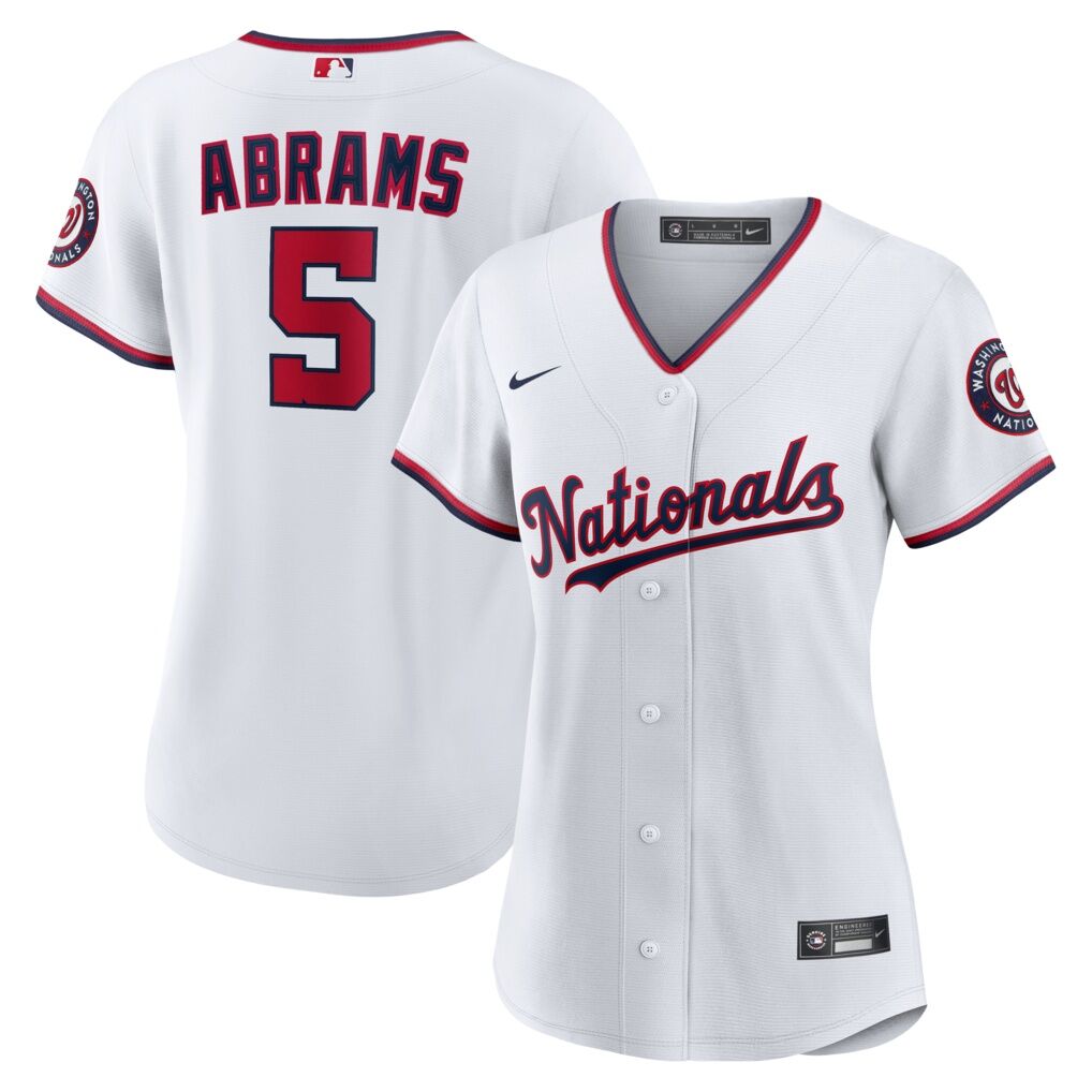 CJ Abrams Washington Nationals Nike Women’s Home Replica Player Jersey