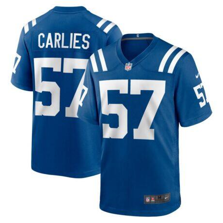 Jaylon Carlies Indianapolis Colts Nike Game Jersey - - Front View