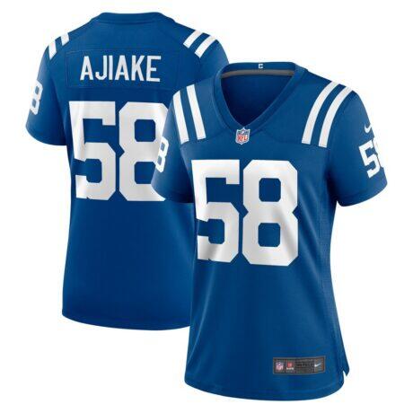 Austin Ajiake Indianapolis Colts Nike Women's Game Jersey - - Front View