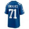 Matt Goncalves Indianapolis Colts Nike Game Jersey - - Detail View