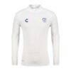 C.F. Pachuca Charly 2024/25 Quarter-Zip Pullover Top - White - Side View