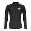 Club Tijuana Charly 2024/25 Quarter-Zip Pullover Top - Black - Side View