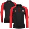 Club Tijuana Charly 2024/25 Quarter-Zip Pullover Top - Black - Front View