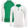 Club Leon Charly 2024/25 Quarter-Zip Pullover Top - White - Front View