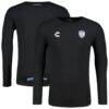 C.F. Pachuca Charly Long Sleeve T-Shirt - Black - Front View