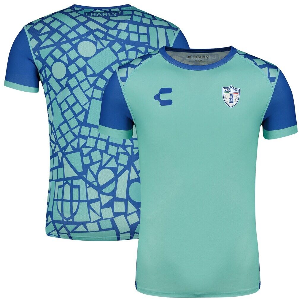 C.F. Pachuca Charly DRY FACTOR 2024/25 Training Performance T-Shirt - Light Blue