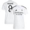 Kylian Mbappé Real Madrid adidas Women's 2024/25 Home Replica Player Jersey - White - Front View