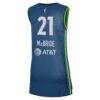 Kayla McBride Minnesota Lynx Nike Unisex Swingman Victory Player Jersey - Blue - Detail View