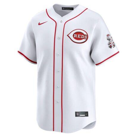 Cincinnati Reds Nike Home Limited Jersey - White - Alt2