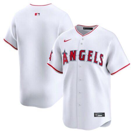 Los Angeles Angels Nike Home Limited Jersey - White - Front View