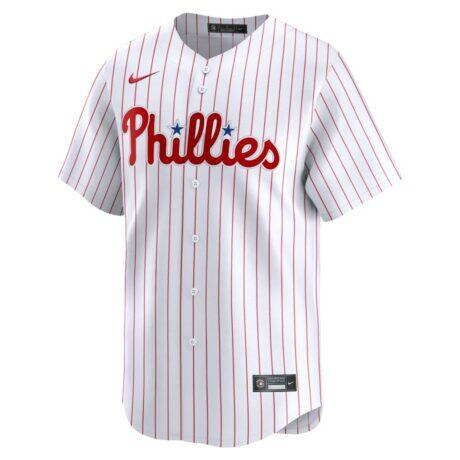 Philadelphia Phillies Nike Home Limited Jersey - White - Alt1