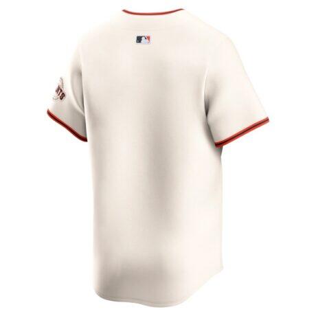 San Francisco Giants Nike Home Limited Jersey - Cream - Front View