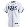 Tampa Bay Rays Nike Home Limited Jersey - White - Side View