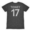 Ivan Toney Brentford FC 1863FC Player Vintage Tri-Blend T-Shirt - Black - Detail View