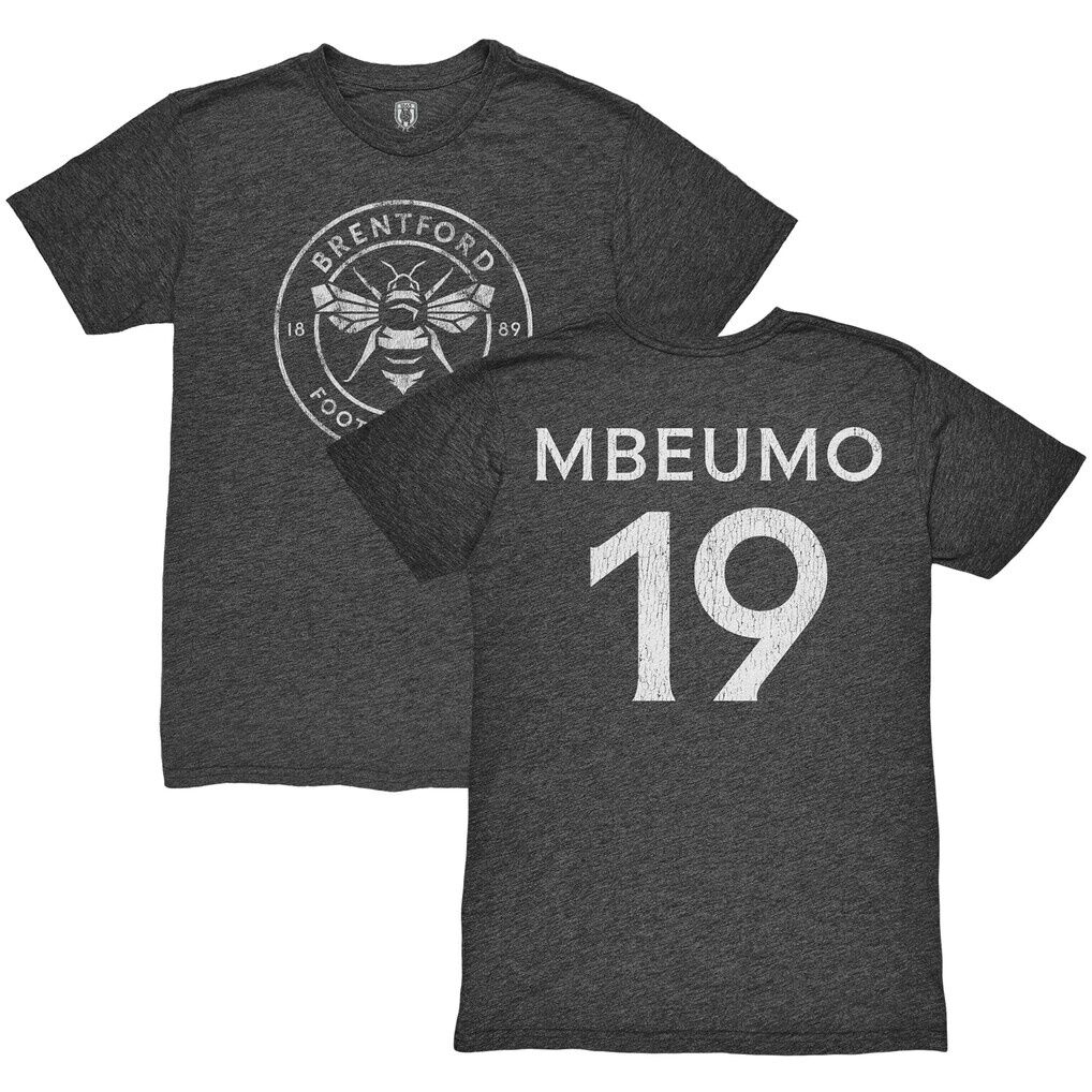 Bryan Mbeumo Brentford FC 1863FC Player Vintage Tri-Blend T-Shirt