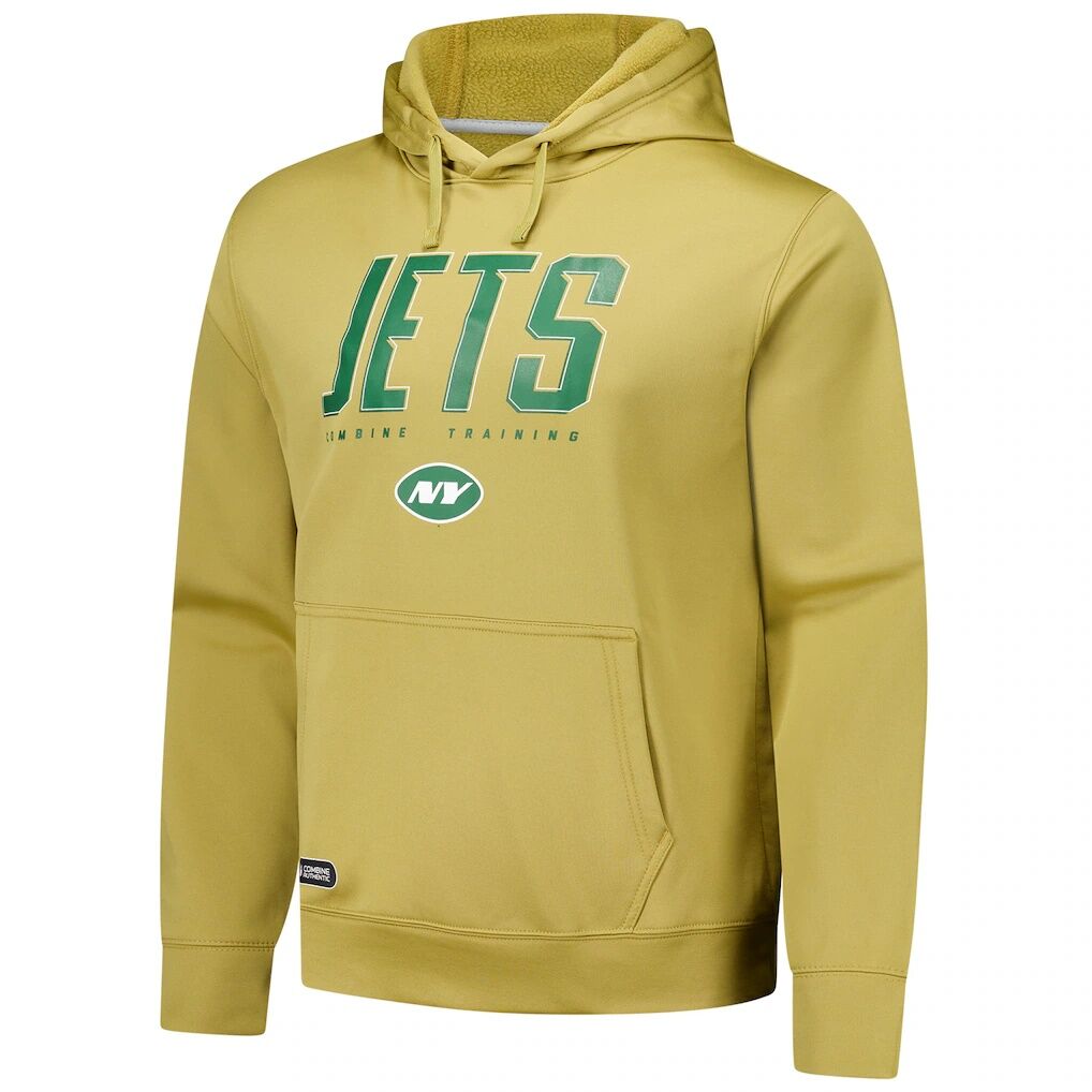 New York Jets Top Ranked Pullover Hoodie - Khaki