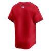 Atlanta Braves Nike Alternate Limited Jersey - Red - Side View