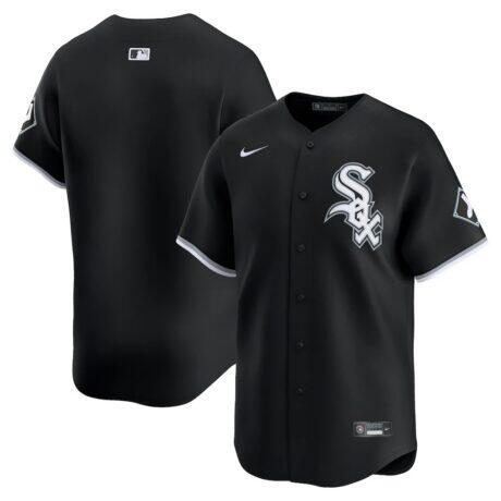 Chicago White Sox Nike Alternate Limited Jersey - Black - Front View