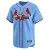 St. Louis Cardinals Nike Alternate Limited Jersey - Light Blue - Side View