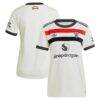 Manchester United adidas Originals Women's 2024/25 Third Replica Jersey - Cream - Front View