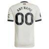 Manchester United adidas Originals 2024/25 Third Custom Authentic Jersey - Cream - Detail View