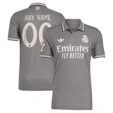 Real Madrid adidas Originals 2024/25 Third Authentic Custom Jersey