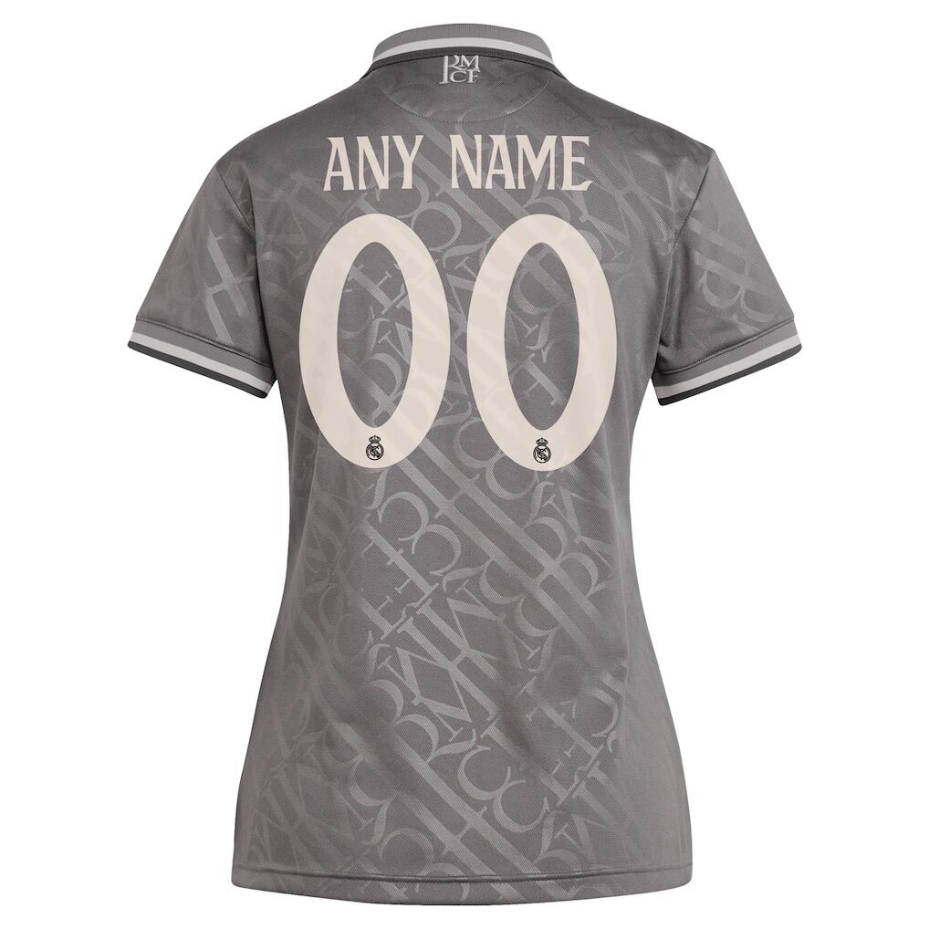 Real Madrid adidas Originals Women's 2024/25 Third Replica Custom Jersey