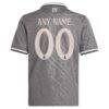 Real Madrid adidas Originals Youth 2024/25 Third Replica Custom Jersey - Charcoal - Detail View
