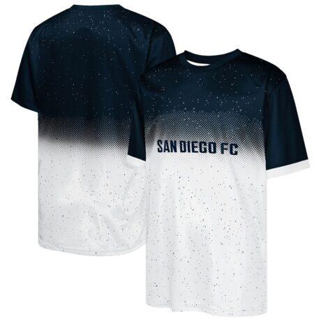 San Diego FC Outerstuff Youth Stalwart Defender T-Shirt - Navy - Front View