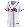 Atlanta Braves Nike Women's Home Limited Jersey - White - Alt2