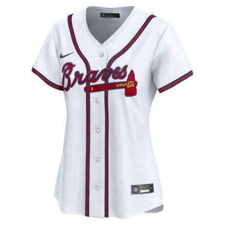 Atlanta Braves Nike Women's Home Limited Jersey - White - Front View
