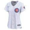 Chicago Cubs Nike Women's Home Limited Jersey - White - Side View