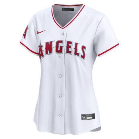 Los Angeles Angels Nike Women's Home Limited Jersey - White - Alt2