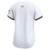 Miami Marlins Nike Women's Home Limited Jersey - White - Detail View