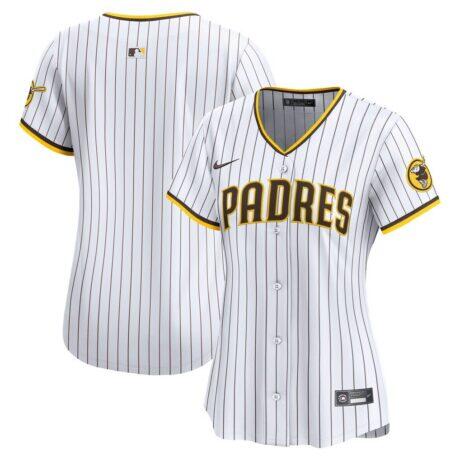 San Diego Padres Nike Women's Home Limited Jersey - White - Front View