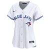 Toronto Blue Jays Nike Women's Home Limited Jersey - White - Side View