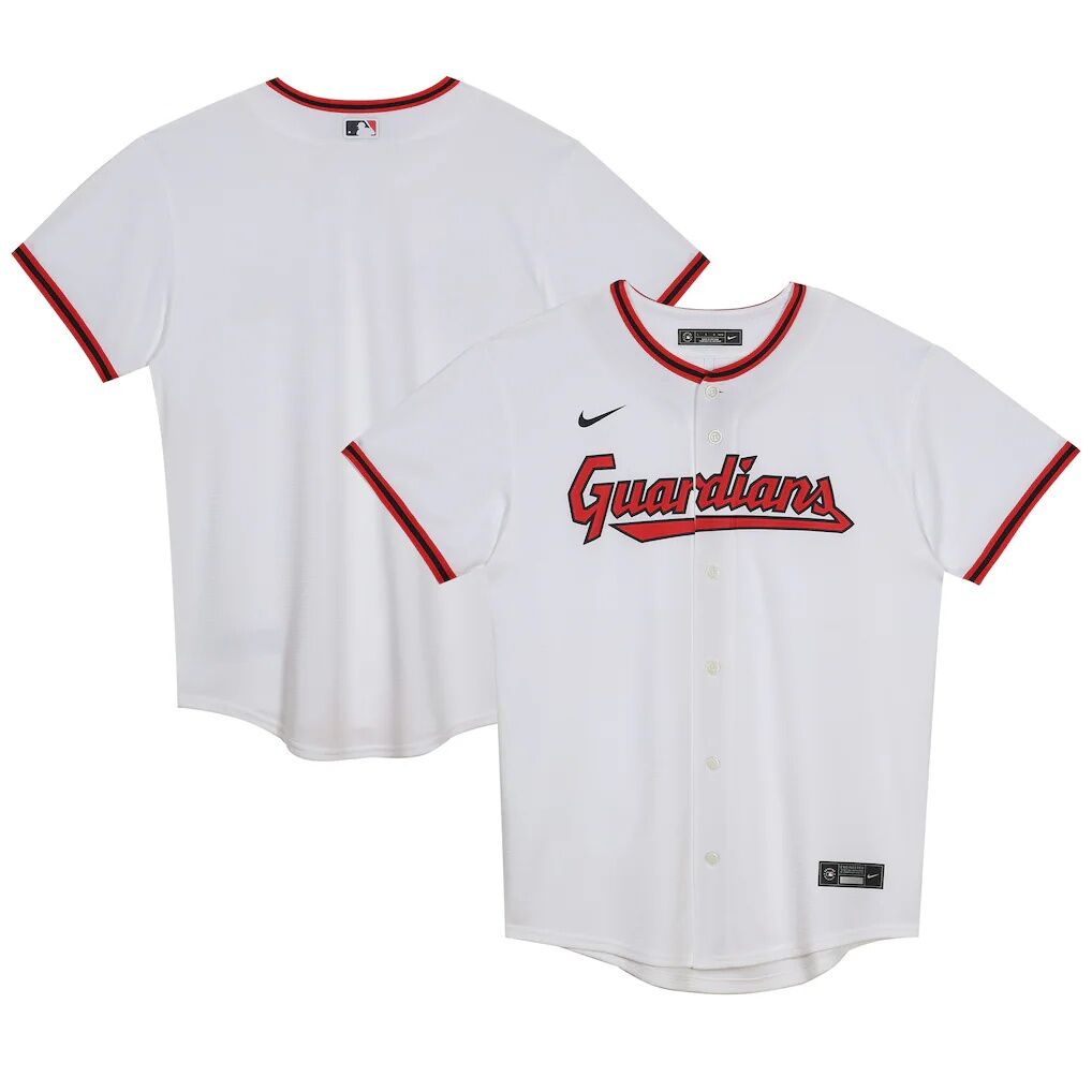 Cleveland Guardians Preschool Home Blank Replica Jersey