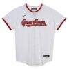 Cleveland Guardians Preschool Home Blank Replica Jersey - White - Side View