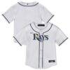 Tampa Bay Rays Toddler Home Replica Jersey - White - Front View