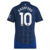 Marcus Rashford Manchester United adidas Women's 2024/25 Away Replica Player Jersey - Navy - Detail View