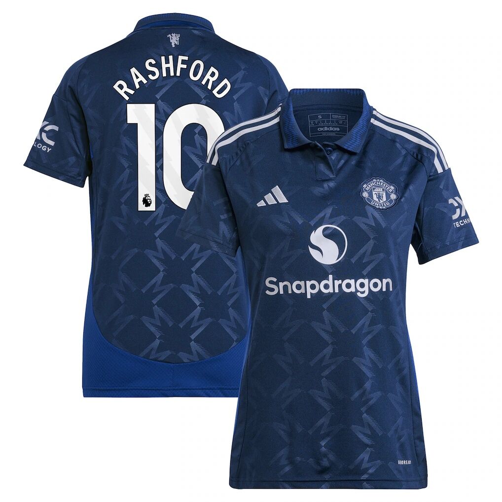 Marcus Rashford Manchester United adidas Women's 2024/25 Away Replica Player Jersey