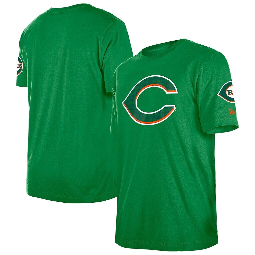 Cincinnati Reds New Era St. Patrick's Day Shamrock Fill T-Shirt - Kelly Green