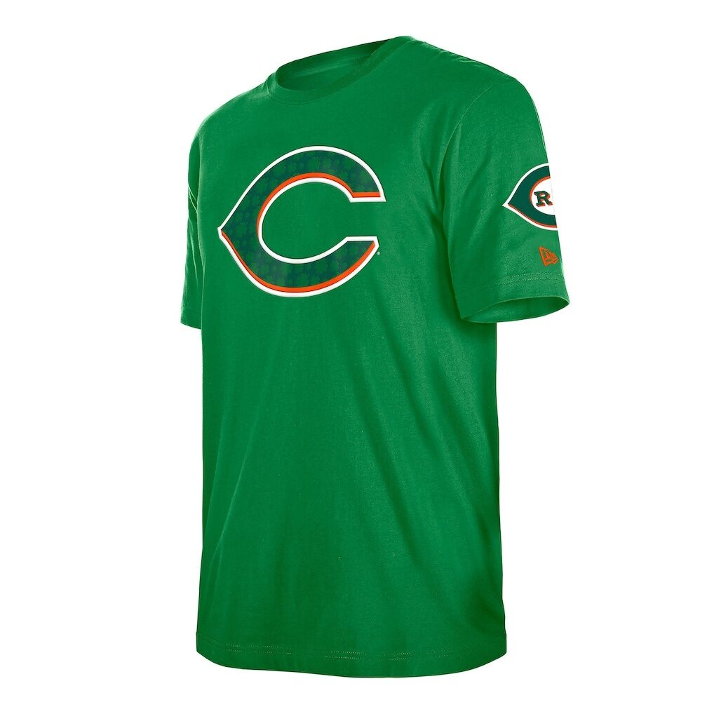 Cincinnati Reds New Era St. Patrick's Day Shamrock Fill T-Shirt - Kelly Green