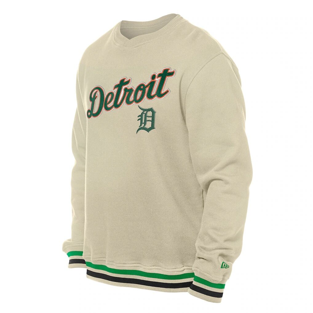 Detroit Tigers New Era St. Patrick's Day Twill Pullover Sweatshirt
