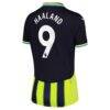 Erling Haaland Manchester City Puma Women's 2024/25 Away Replica Player Jersey - Navy - Detail View