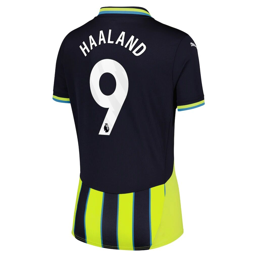 Erling Haaland Manchester City Puma Women's 2024/25 Away Replica Player Jersey
