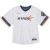 Houston Astros Nike Infant 2025 City Connect Limited Jersey - White - Side View